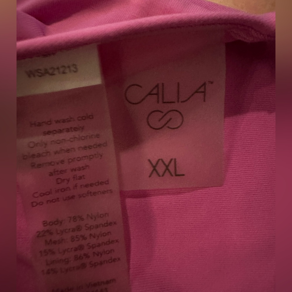 Calia By Carrie‎ Underwood Bikini Women’s 2XL XXL Pink Bikini Top - Picture 6 of 6